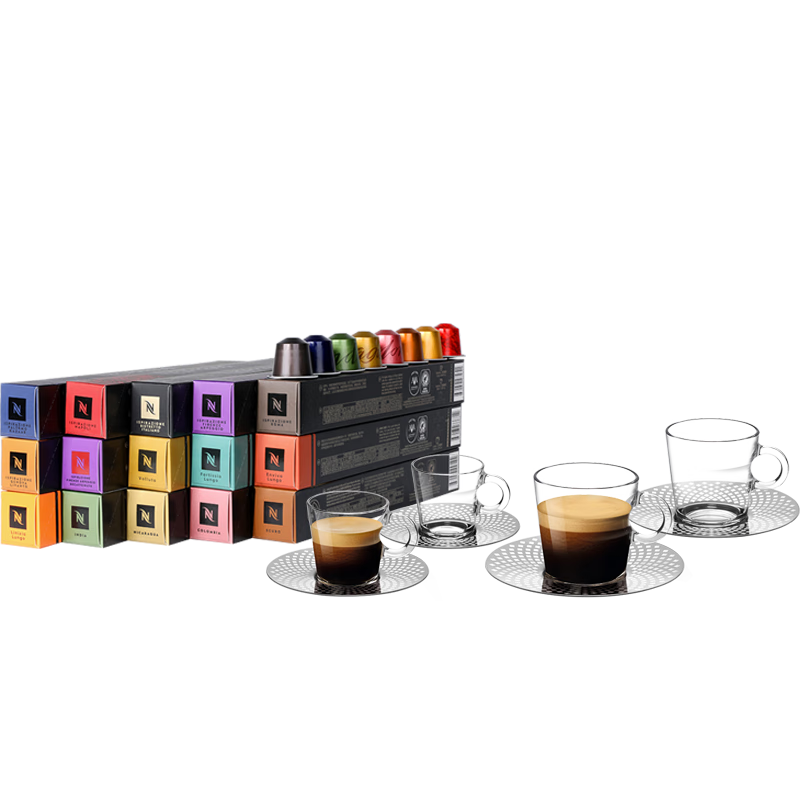 Nespresso 胶囊咖啡150颗装瑞士进口黑咖啡赠胶囊展示盒 新用户礼遇 浓醇一刻150颗31588760295