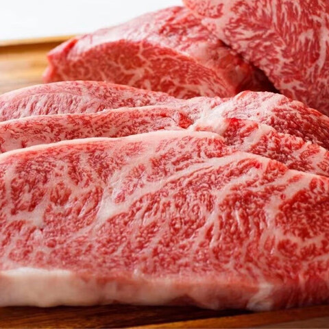 国产雪花牛霖肉牛肉清真原切牛肉牛肉不调理新鲜冷冻生牛肉烤肉火 雪花牛肉2斤装