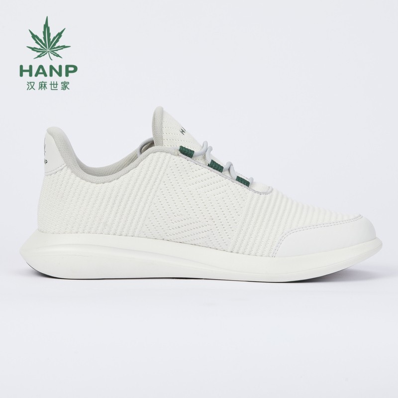 hanp/汉麻世家丨飞织网面透气男士休闲鞋生活百搭时尚一脚蹬防臭 中