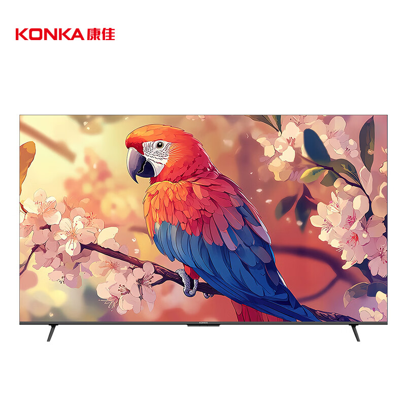 康佳电视 98V50S 98英寸 3+64GB 4K超清全面屏 一级能效 全场景AI语音 智能液晶平板电视机