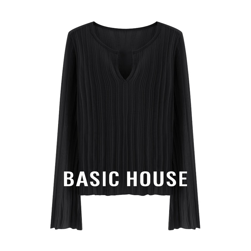 Basic House/�ټҺ�����ë��ɫ��֯���＾ɣ��˿��������2025Ů ��ɫ M 85-110��