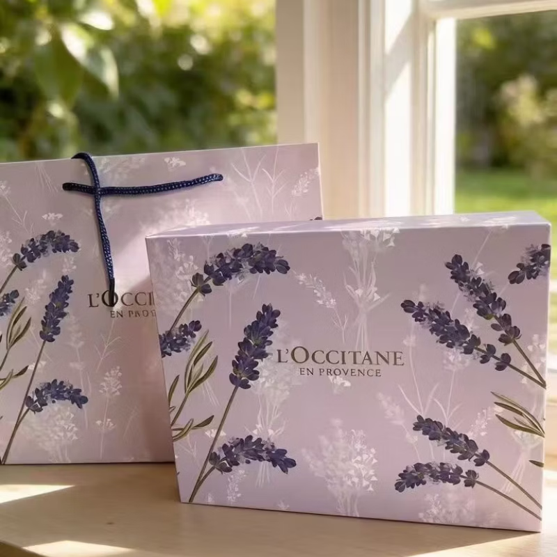 欧舒丹(L'OCCITANE)伴手礼圣诞节生日套装礼盒礼物欧舒丹樱花润肤露身体乳沐浴露手霜 欧舒丹白薰衣草限定护理三件套+礼盒礼袋
