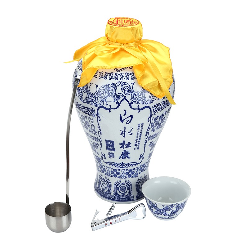 白水杜康老坛酒典藏版窖藏礼盒装纯粮白酒 53度 5L 1坛 兼香型