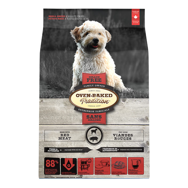 歐恩焙加拿大進口狗糧烘焙比熊柯基寵物狗糧全階段羊肉味無谷狗糧2.27kg