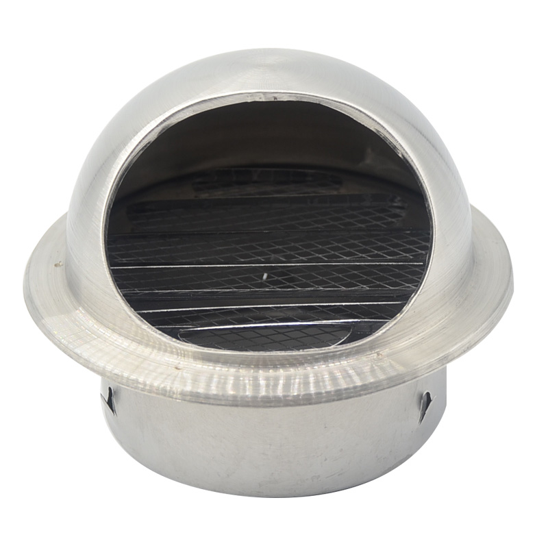 仁聚益304不锈钢风帽油烟机排烟管外墙防虫防雨排风口防风罩屋顶排气