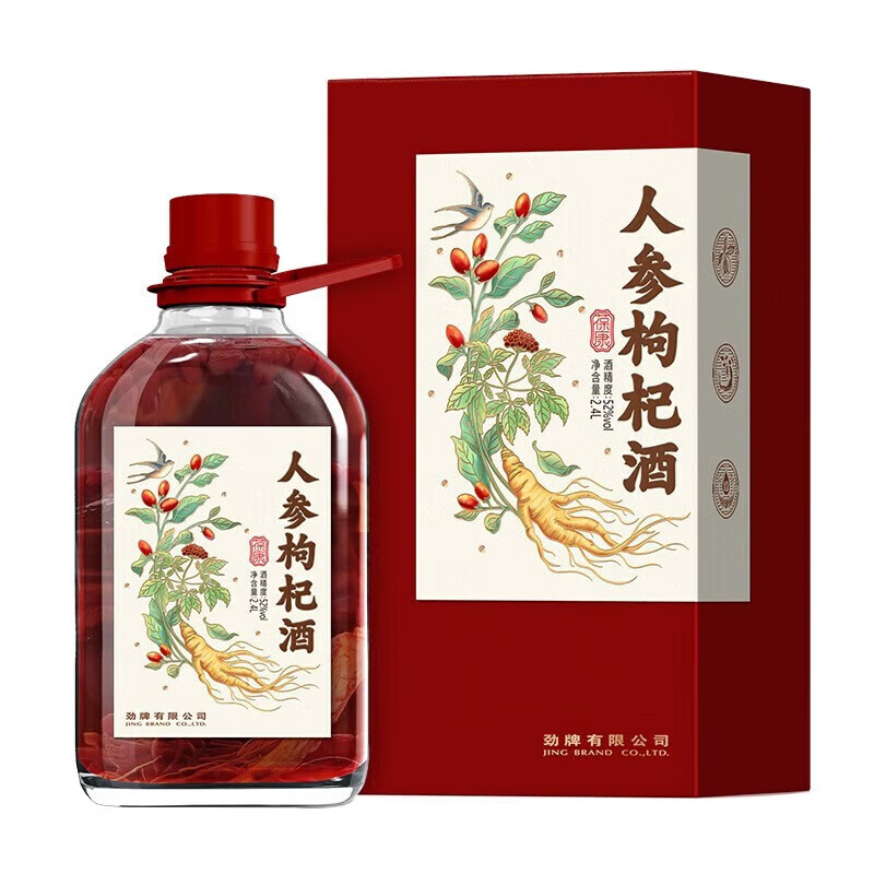 劲牌人参枸杞酒配图