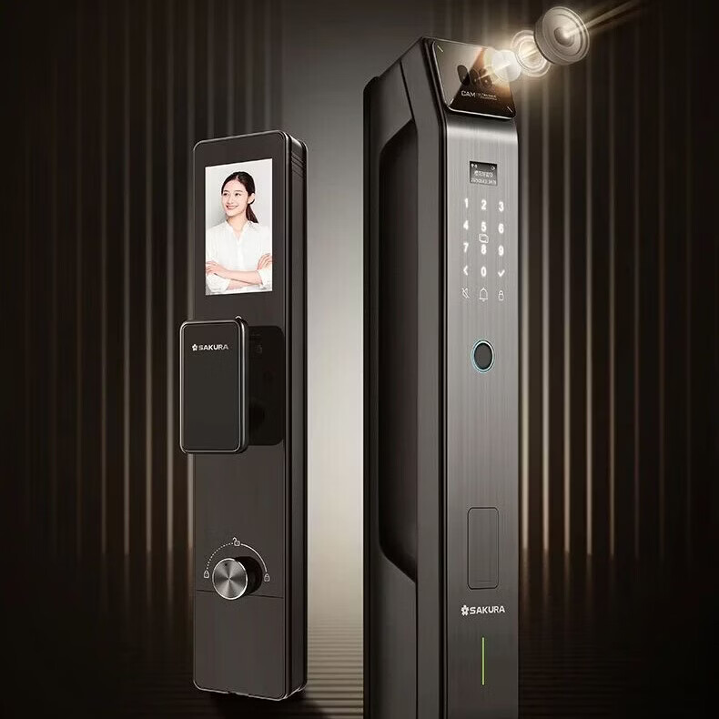 樱花锁业DZ-D20M Pro 人脸识别视频智能锁家用防盗门入户门密码锁智能锁