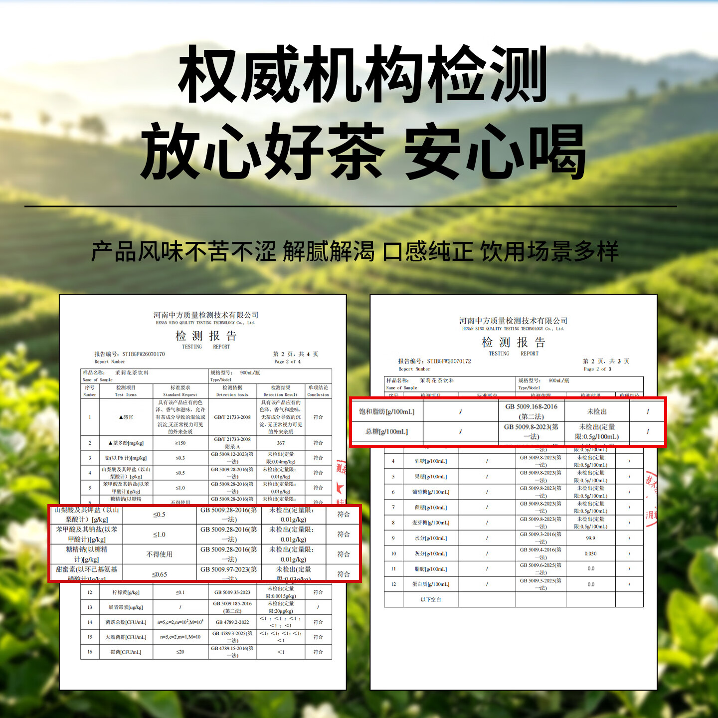 茶小宗无糖茶饮料零糖零脂零卡900ml大瓶装 整箱装 冷萃茉莉花茶900ml*3瓶(外包装纸箱)