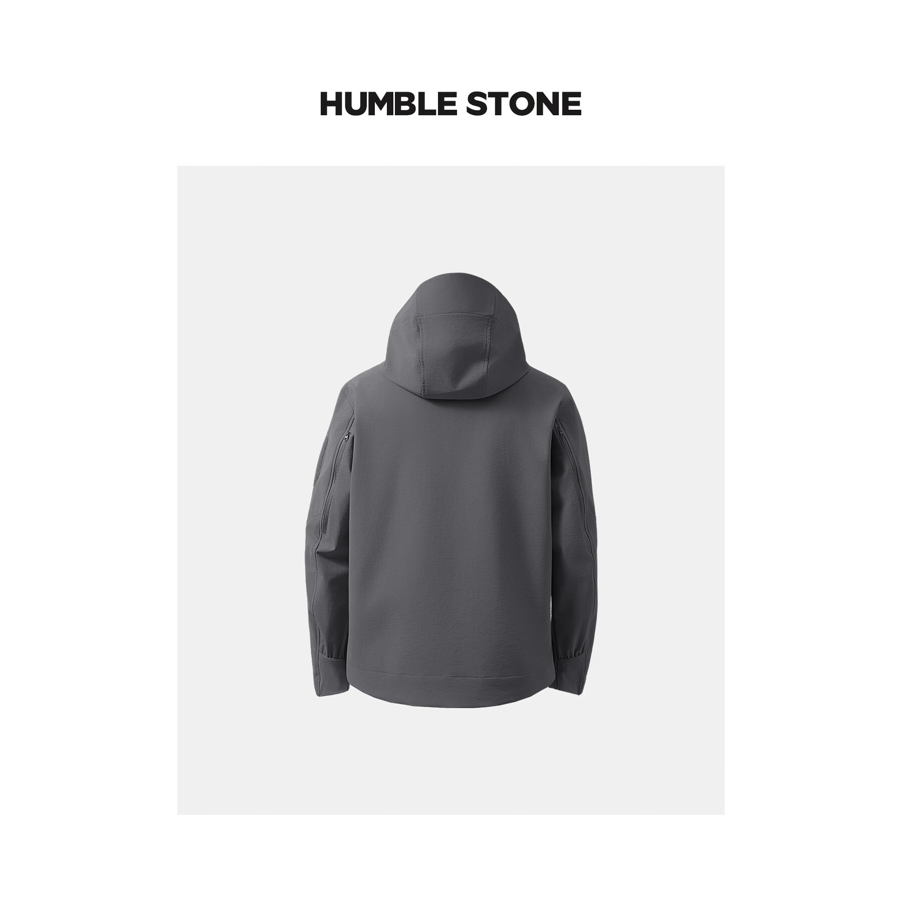 悍石HUMBLE STONE【驭峰.战术2.0】户外轻量透气软壳冲锋夹克26003 玄青黑 2XL 建议165-185斤