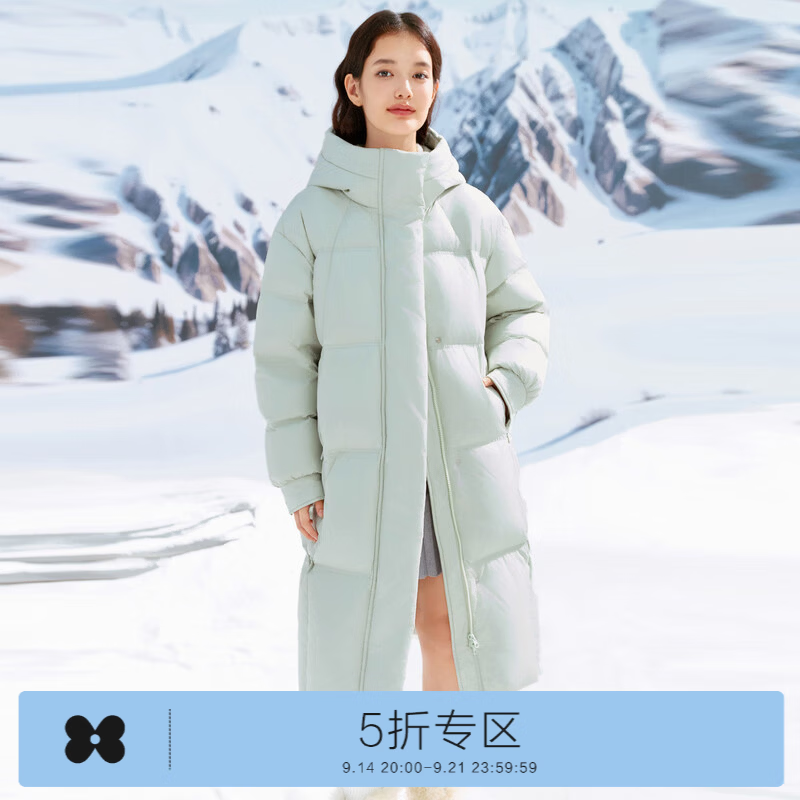 乐町连帽长款面包羽绒服M码充绒250g 339元，乐町廓形西装外套 138元 - 86线报