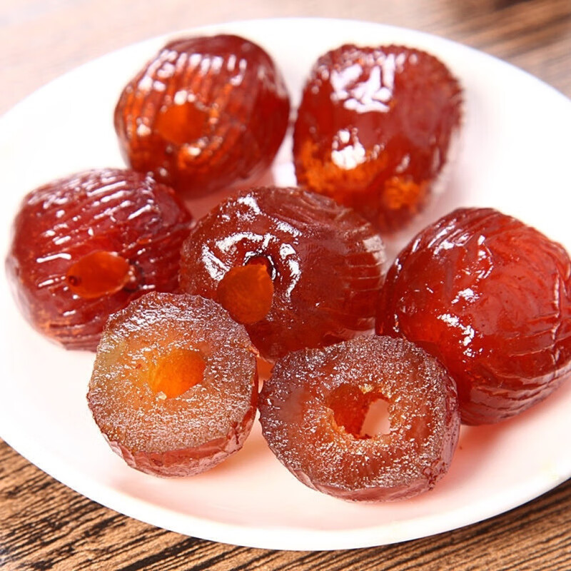 翰鸥斐金丝蜜枣红无核蜜枣500克装软蜜枣包粽子枣无核枣蜜饯 金丝蜜枣