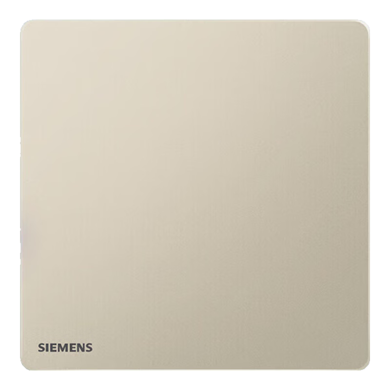 西门子（SIEMENS）（SIEMENS）墙壁开关插座面板 驭彩系列薄暮金 空白面板