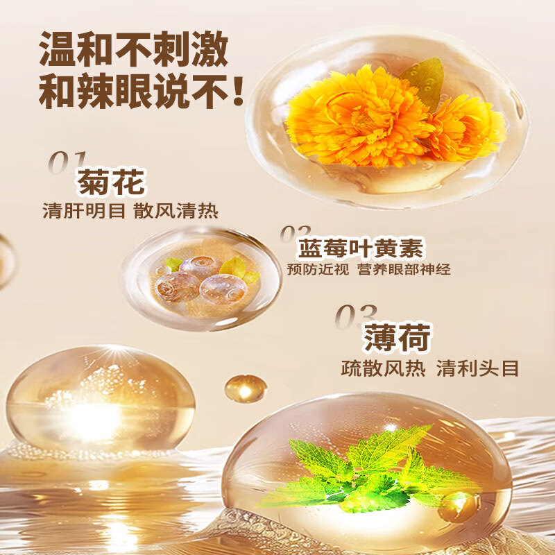 采益恩【香港大药房】润目贴叶黄素眼贴疲劳眼干眼涩视力模糊穴位润眼贴 【润目贴4盒】120贴