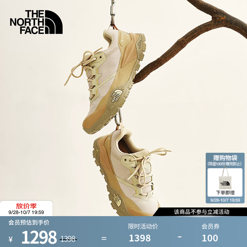 北面（The North Face）徒步鞋女Offtrail Hike GTX低帮防水轻便抓地透汽26秋冬新款|8AEH C8R/月影灰 37 /6