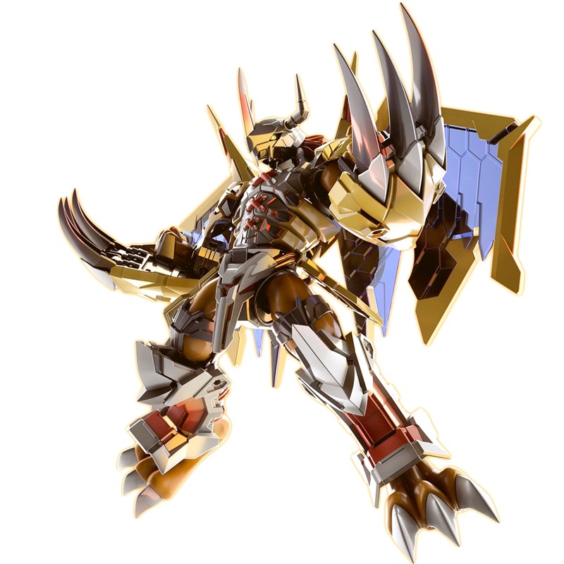 万代(bandai) figure-rise 数码宝贝 拼装模型玩具 18cm fr 战斗暴龙