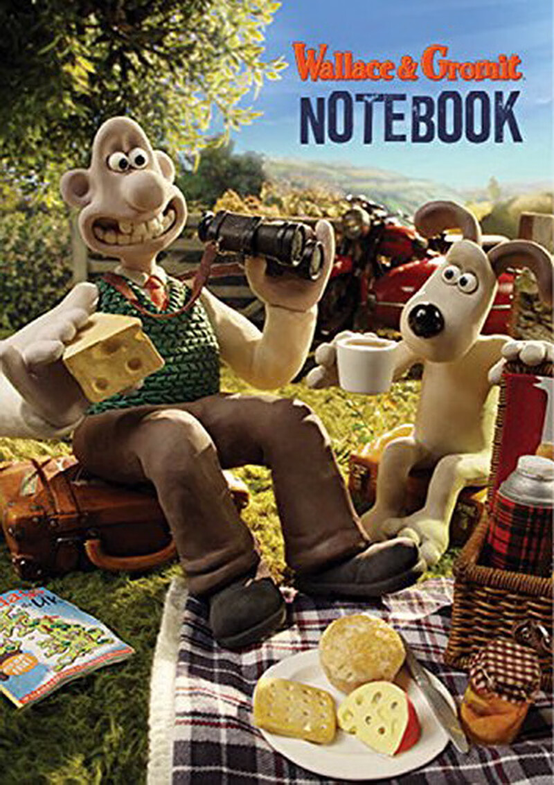 Wallace and Gromit Stencil Notebook