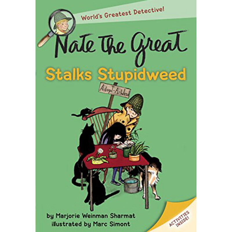 现货 【英文原版】nate the great stalks stupidweed了不起的小侦探