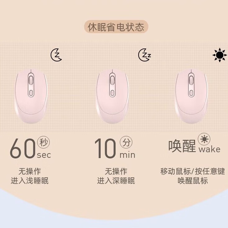 【甄选直发】无线蓝牙鼠标静音无线可充电双模男女生办公室可爱笔记本台式电脑 黑色-顶配双模蓝牙款