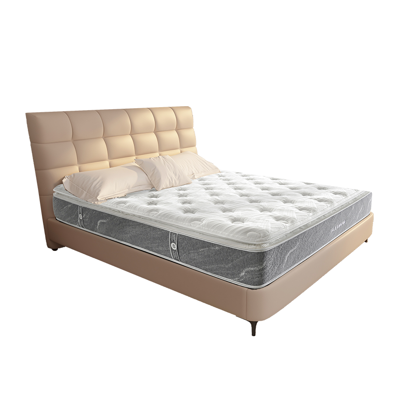 喜临门床垫 七区独立袋装弹簧床垫 进口乳胶3D黄麻床垫 凝胶记忆海绵床垫 抑菌防螨床垫 喜气生辉1800*2000