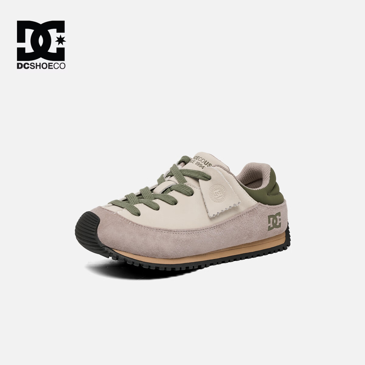 DCSHOES CAS MOAB童鞋儿童运动鞋2026新款中大童德训鞋复古百搭休闲鞋子6 苔原绿 37 码 适合脚长(228-232mm)