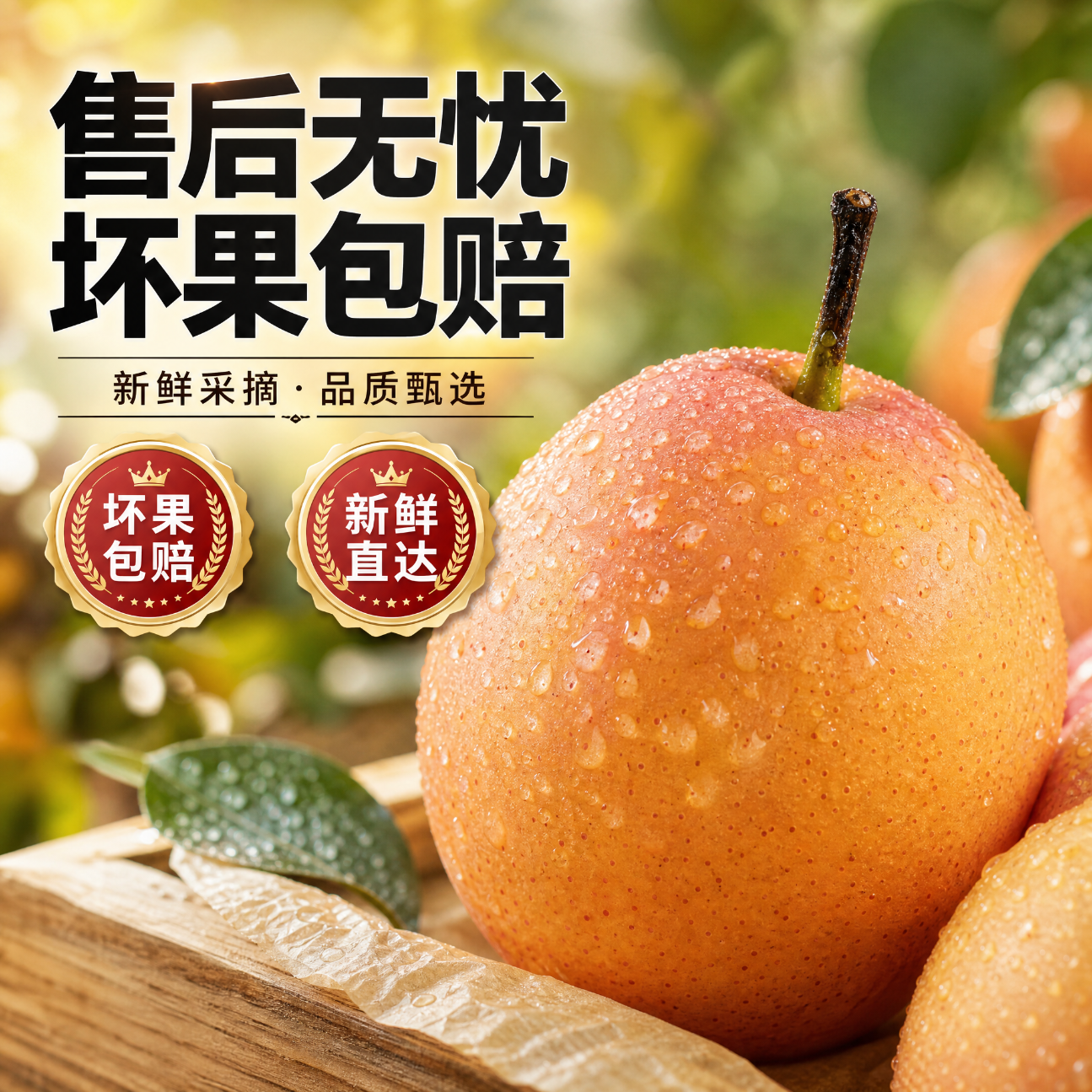 云禾青穗小平房南果梨【多地次日达】东北特产香水梨新鲜水果 【家庭装】黄南果梨 净重4.5斤(小果)