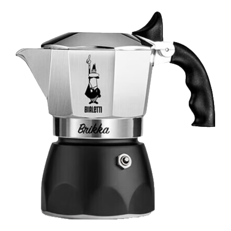 比樂蒂（Bialetti）摩卡壺意式手沖雙閥咖啡壺滴濾brikka壺 4杯份