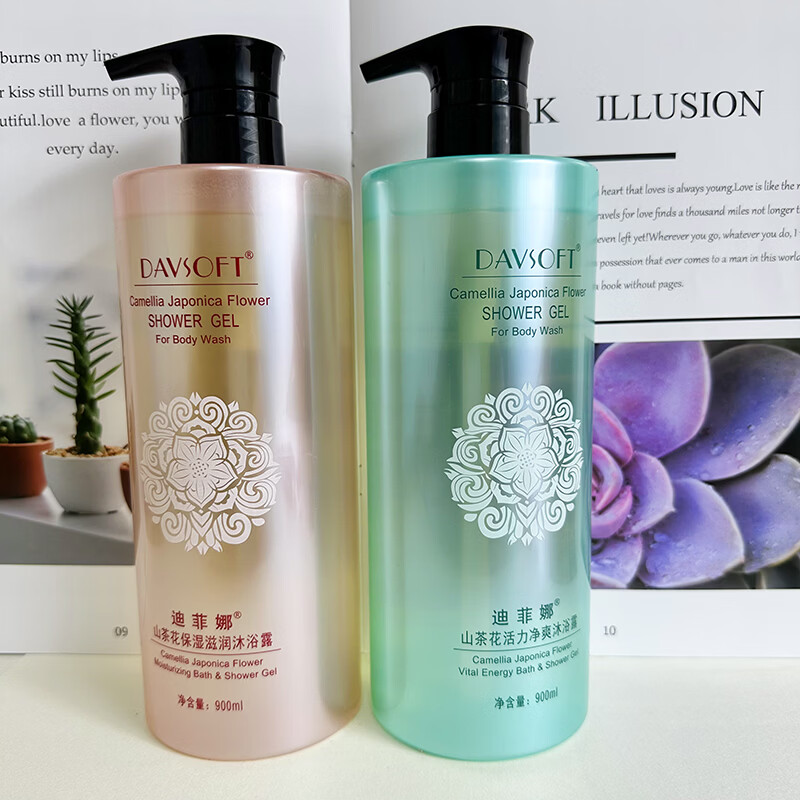 迪菲娜臻金香水沐浴露山茶花保湿补水美肌嫩滑滋润深层清洁男女沐浴露 山茶花保湿滋润沐浴露900ml