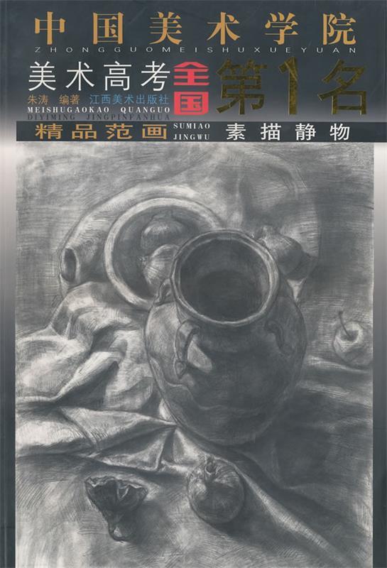 中国美术学院美术高考全精品范画:素描静物 朱涛 编著【正版】