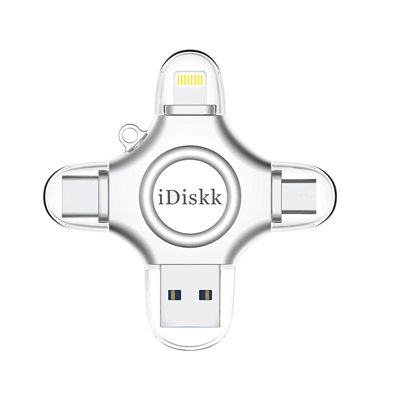 iDiskkU盘256GB：存储威力翘楚，四合一接口设计|手机查U盘京东历史价格