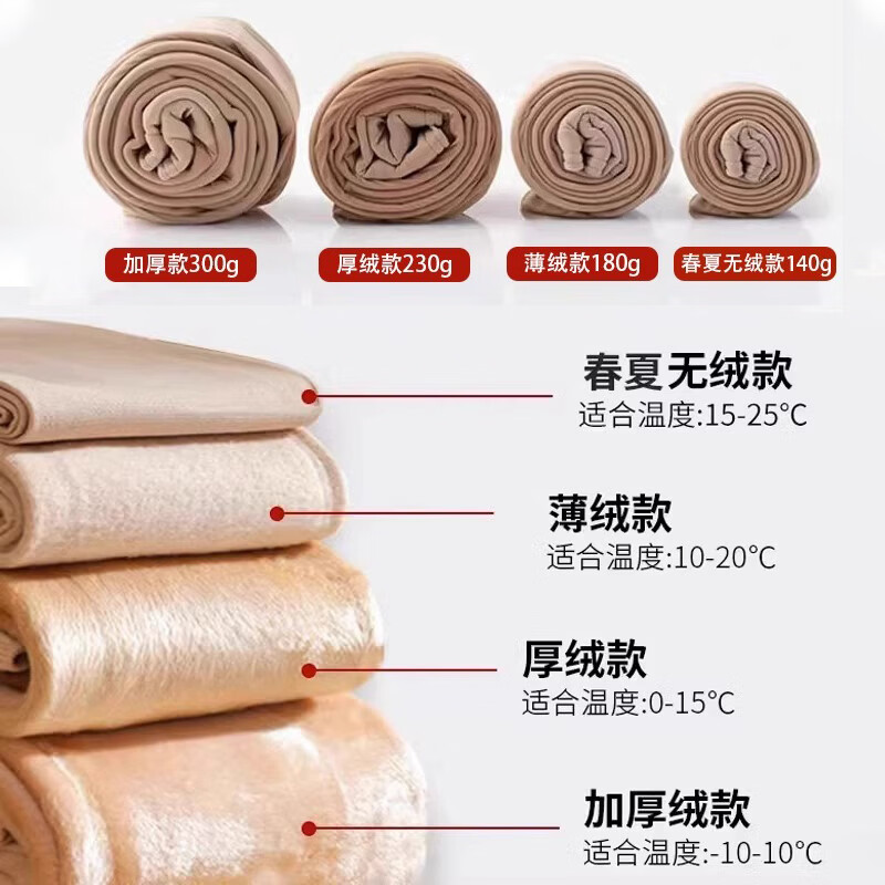觅橘光腿神器JK款春秋冬裸感加绒假透肉色超自然打底裤袜显瘦美肤 踩脚-白皙肤(适合 偏白肤色) 1双 均码 春秋 无绒(适合15-25度