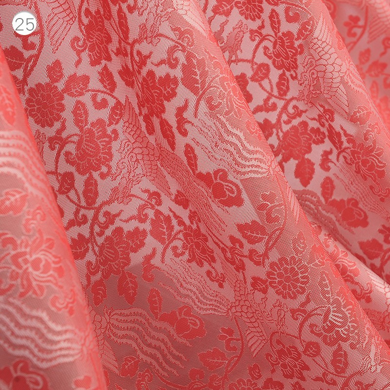 贝兰蓓儿【镇店真丝花罗】非物质文化桑蚕丝纯手工织造真丝面料25-36