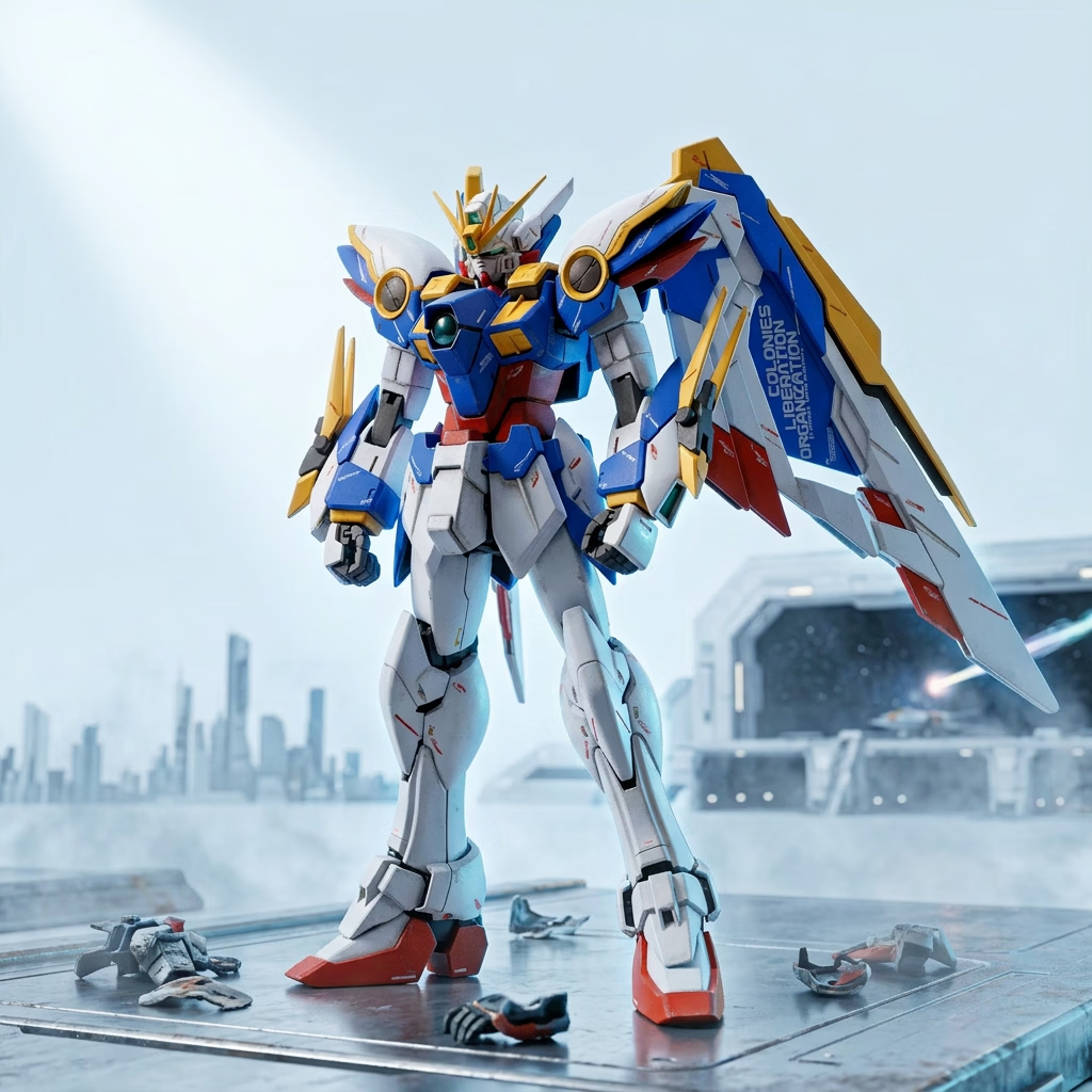 万代（BANDAI）MG飞翼高达Ver Ka再版拼装模型生日礼物