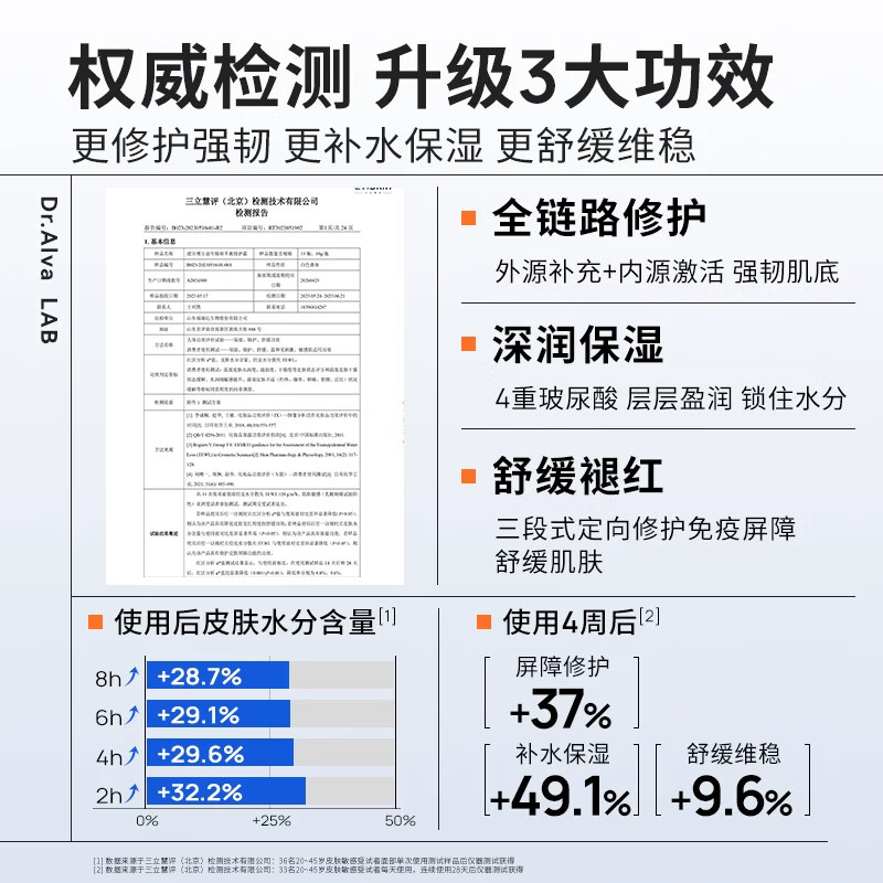 瑷尔博士面霜益生面霜修护霜涂抹面霜补水保湿温和舒缓生日礼物送女生 2.0益生面霜30g