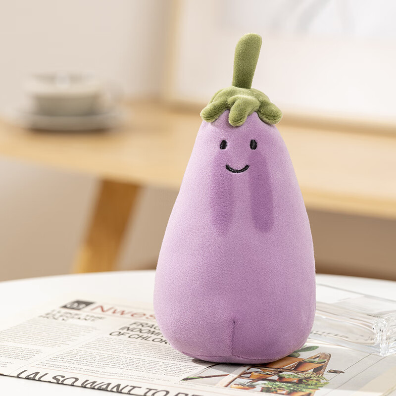 微凡嘉(weifanjia)娃娃茄子玩偶网红变脸小茄子茄总抱枕毛绒玩具公仔