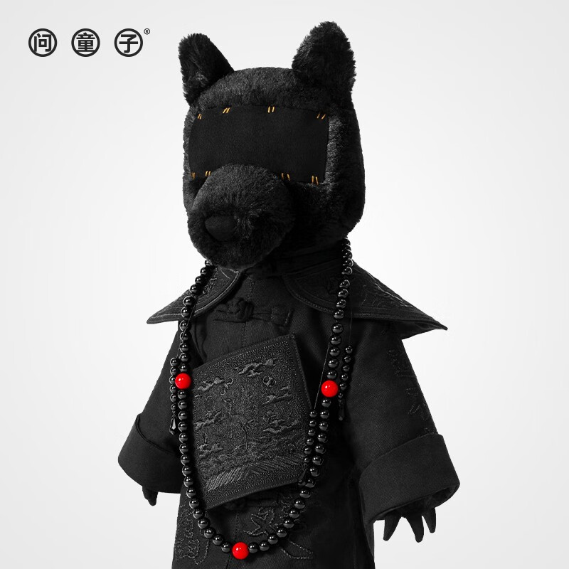 问童子 僵化玩偶 黑化 高端创意设计布偶场景布置 僵化玩偶 黑化