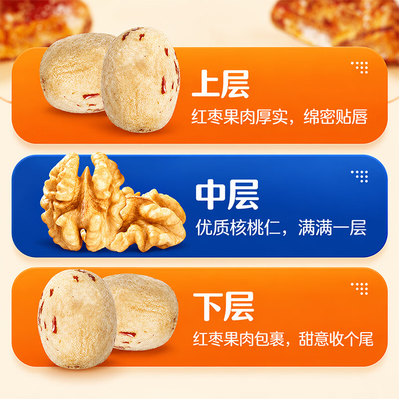 好想你 红枣坚果礼盒 去皮去核红枣阿胶蜜枣山楂条零食大礼包送礼团购 去皮红枣芒果派200g+去皮红枣核桃派200g