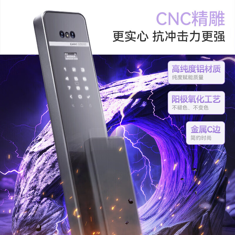 樱花锁业DZ-D50Pro人脸识别 智能锁 家用电子密码指纹锁 防盗门锁