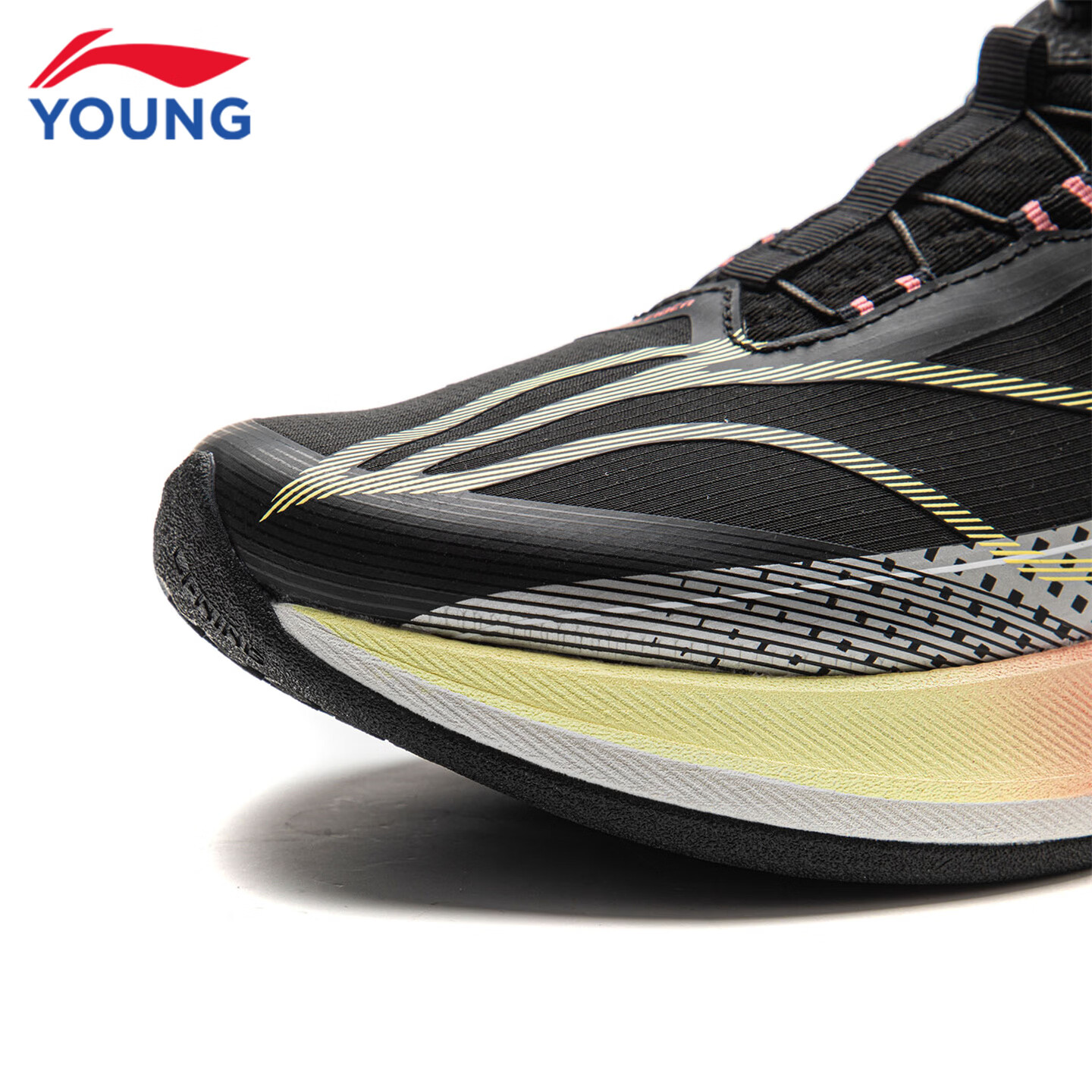 李宁(LI-NING)儿童跑步鞋2026秋冬新款赤兔9PRO男女大童䨻丝轻量高回弹跑鞋 黑色/银色46-6 赤兔9 PRO 41