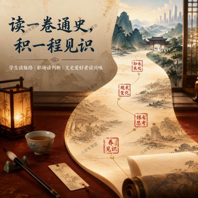 【全四册国风典藏礼盒】 仿古线装资治通鉴刷边版 原文注音白话译文搭配古风彩图千年王朝兴衰智慧装帧适合居家研读商务赠礼收藏国学史书典籍 彩色详解资治通鉴(全四册)刷边版
