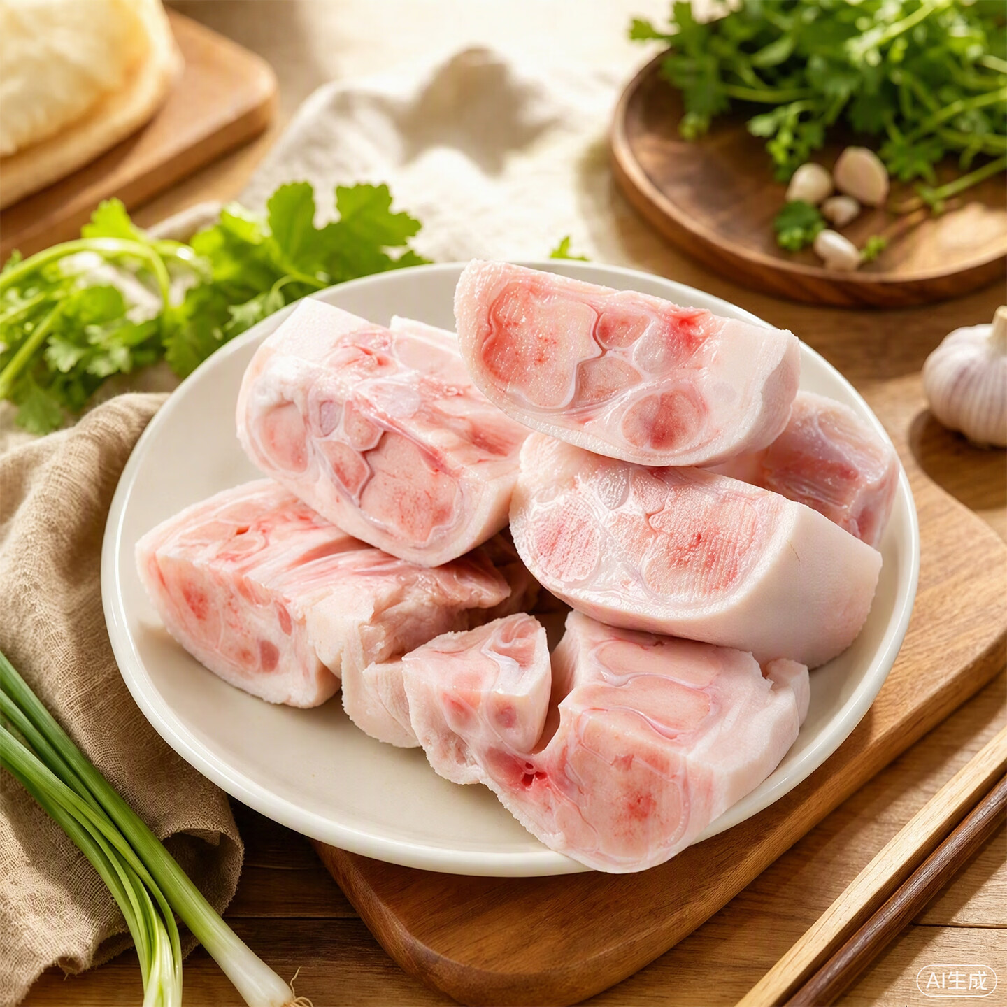 七环牧场漫养土猪 小蹄膀 猪蹄膀 蹄髈猪肉肘子生鲜 煲汤食材 源头直发 猪蹄块4斤
