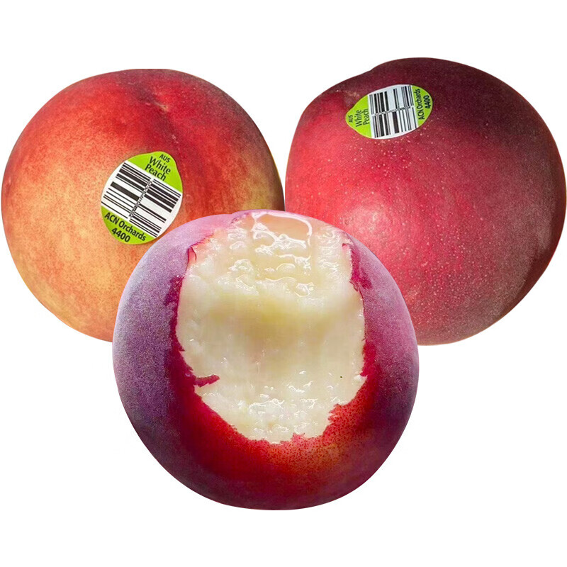 亲果力澳洲水蜜桃 甜桃脆桃新鲜宝宝孕妇水果 现摘特甜新鲜整箱 8枚