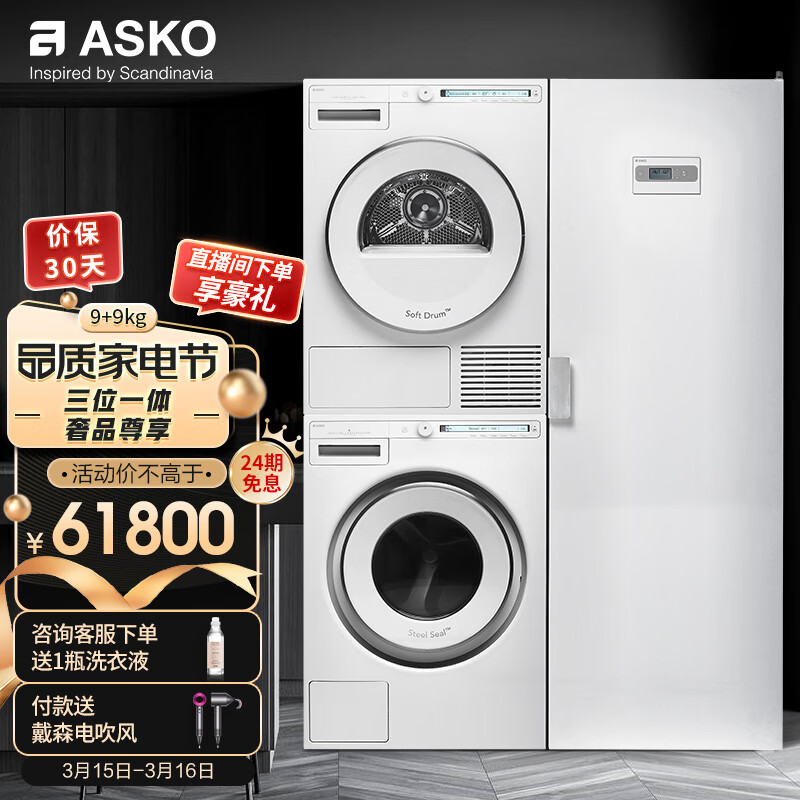 【开箱解读】ASKO W2096R.W.CN+T2094H.W.CN 评测：欧洲洗烘套装怎么样？插图