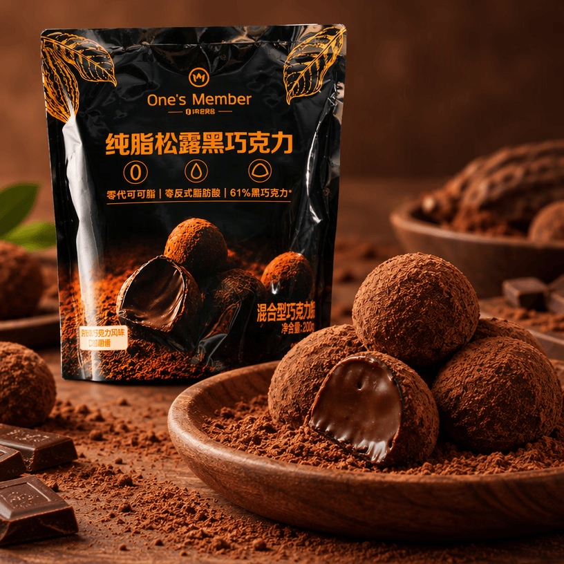 1号会员店（One's Member）纯可可脂黑松露巧克力 200g 零食
