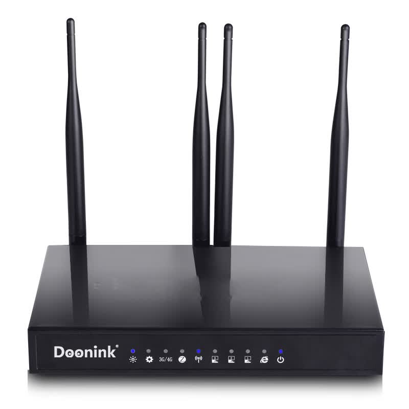 doonink品牌4g无线路由器工业级300m插卡移动联通电信三网通车载 4g