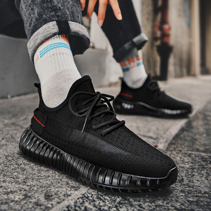 网面初中大童小学生飞织运动鞋女潮流夏天男鞋子15岁男孩休闲跑步鞋