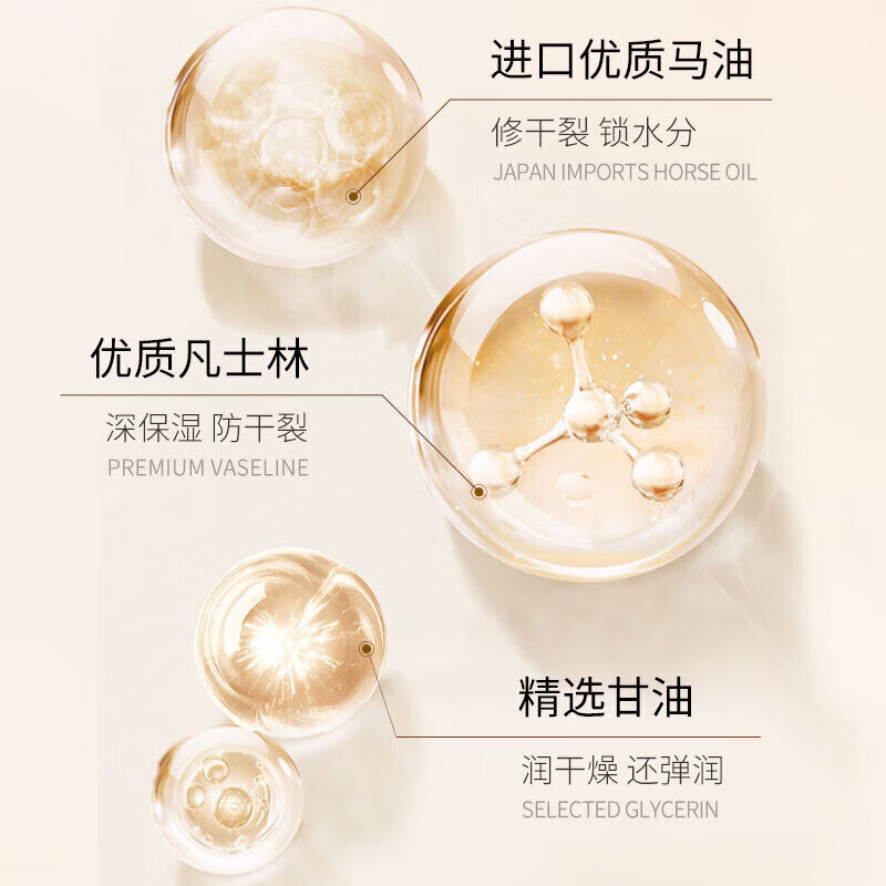三栖虎VRZNNE马油手足润护霜防裂膏脚裂手裂皲裂膏滋润脚后跟干裂马 100g2瓶防裂膏(实惠装)