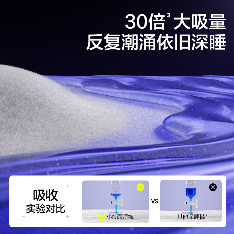 babycare安睡裤女经期用防漏姨妈拉拉安心裤夜安正品 M-L 12片 100-140斤