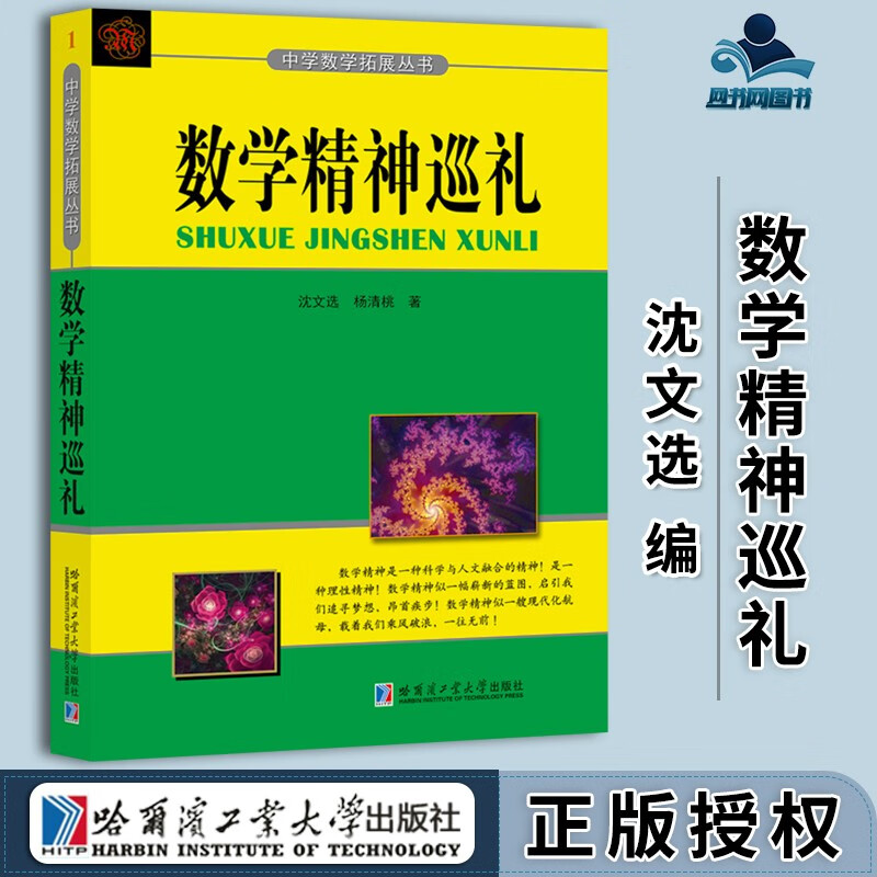 包邮 数学精神巡礼 沈文选 哈尔滨工业大学出版社 中学数学拓展丛书