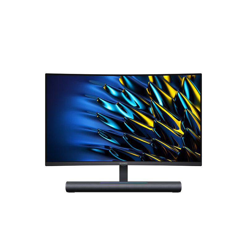 华为HUAWEI MateView GT 27英寸曲面显示器 2K 165Hz高刷新率 Type-C SoundBar立体声场 双MIC 触控灯条