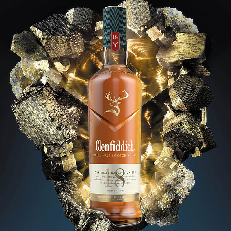 格兰菲迪苏格兰单一麦芽苏格兰威士忌洋酒礼盒 格兰菲迪18年 700ml 1